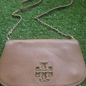 Tory Burch Tan Leather Crossbody Bag